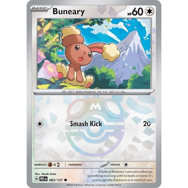 Pokemon Buneary (Master Ball Pattern) (083) Lightly Played Holofoil