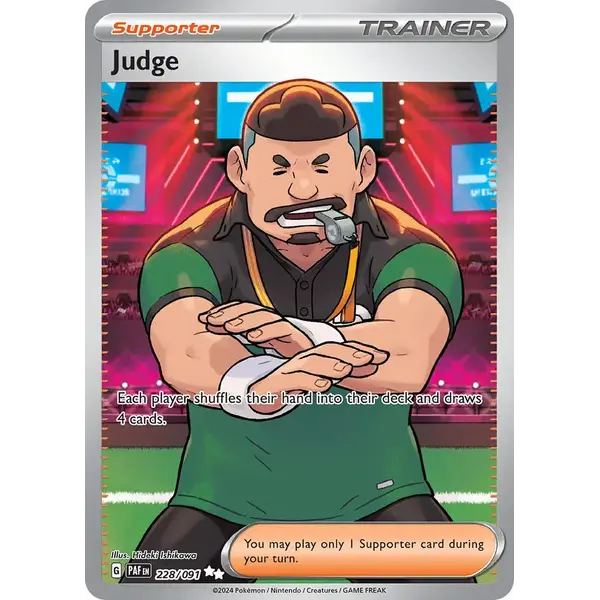 Pokemon Judge (228) Lightly Played Holofoil