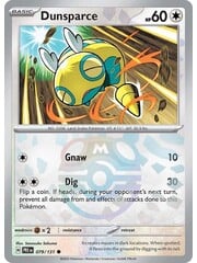 Pokemon Dunsparce (Master Ball Pattern) (079) Lightly Played Holofoil