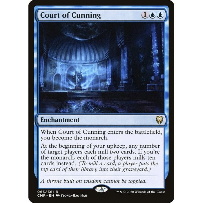 Magic: The Gathering Court of Cunning (063) Lightly Played Foil