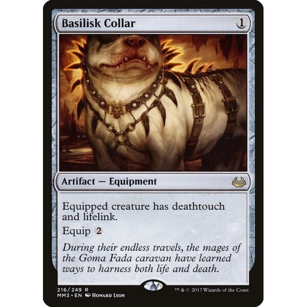Magic: The Gathering Basilisk Collar (216) Lightly Played
