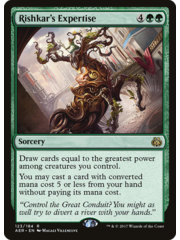 Magic: The Gathering Rishkar's Expertise (123) Lightly Played