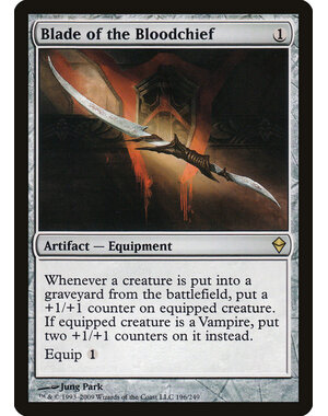 Magic: The Gathering Blade of the Bloodchief (196) Heavily Played