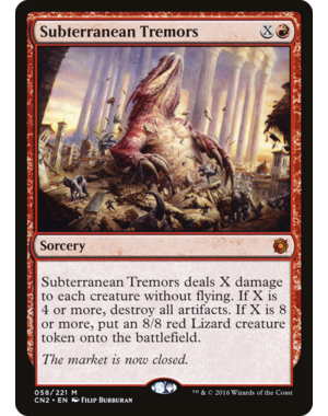 Magic: The Gathering Subterranean Tremors (058) Lightly Played
