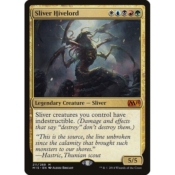 Magic: The Gathering Sliver Hivelord (211) Lightly Played