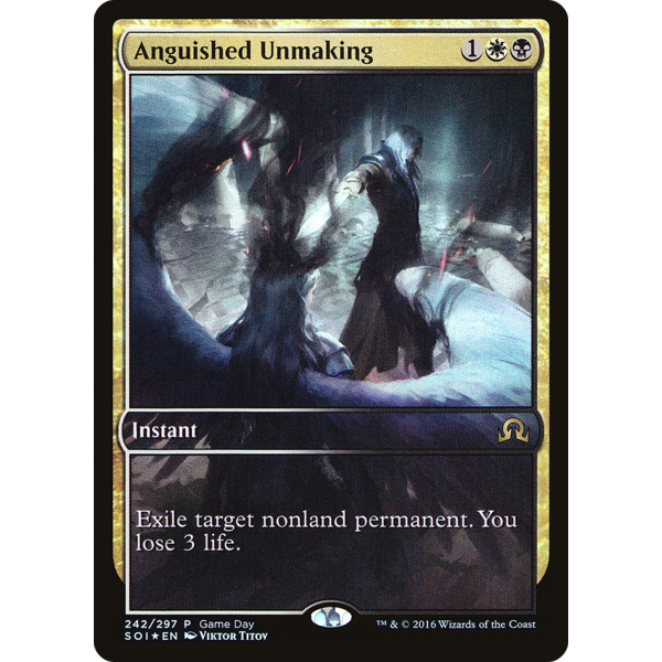 Magic: The Gathering Anguished Unmaking (242g) Moderately Played Foil