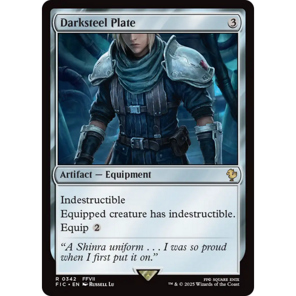 Magic: The Gathering Darksteel Plate (342) Lightly Played