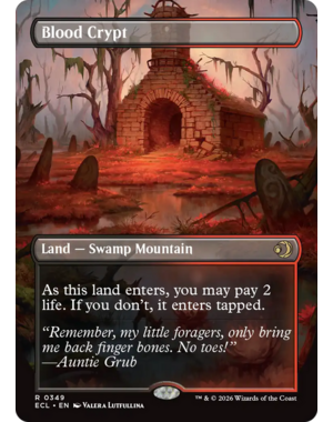 Magic: The Gathering Blood Crypt (Borderless) (349) Lightly Played