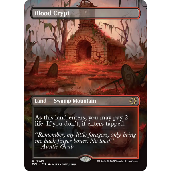 Magic: The Gathering Blood Crypt (Borderless) (349) Lightly Played