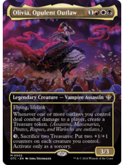 Magic: The Gathering Olivia, Opulent Outlaw (Borderless) (002) Near Mint Foil