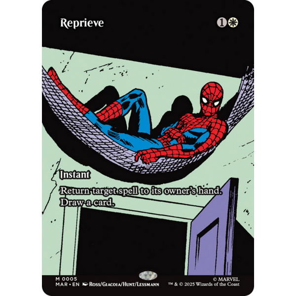 Magic: The Gathering Reprieve (Borderless) (005) Lightly Played Foil