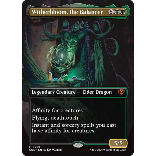 Magic: The Gathering Witherbloom, the Balancer (Borderless) (288) Lightly Played