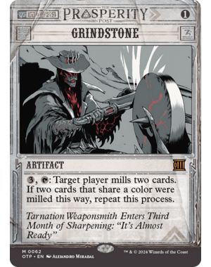Magic: The Gathering Grindstone (062) Lightly Played