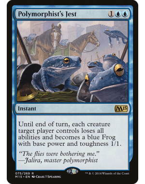 Magic: The Gathering Polymorphist's Jest (075) Lightly Played