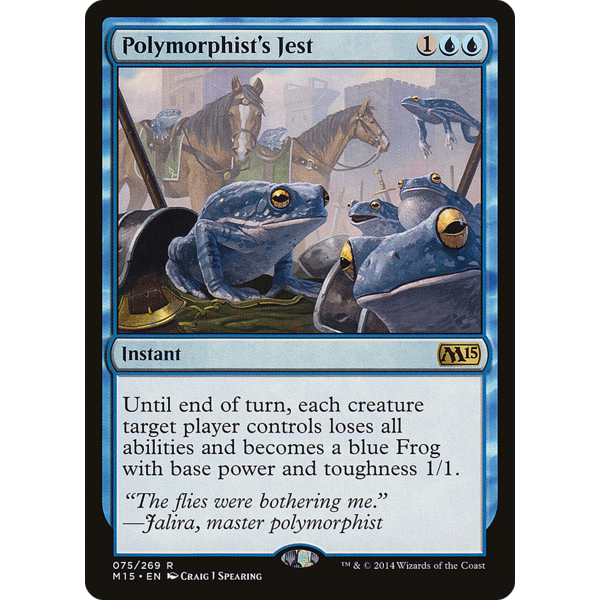 Magic: The Gathering Polymorphist's Jest (075) Lightly Played