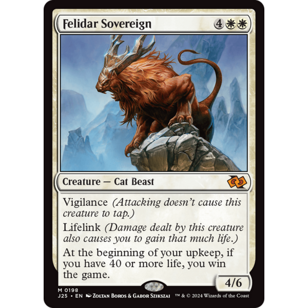 Magic: The Gathering Felidar Sovereign (198) Lightly Played