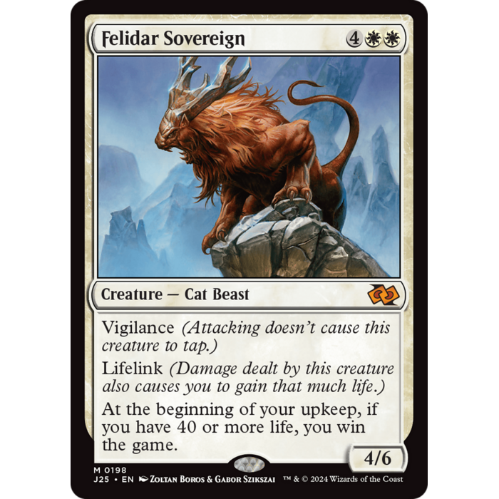 Magic: The Gathering Felidar Sovereign (198) Lightly Played