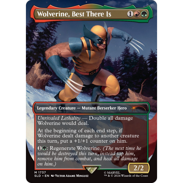 Magic: The Gathering Wolverine, Best There Is (1737) Lightly Played