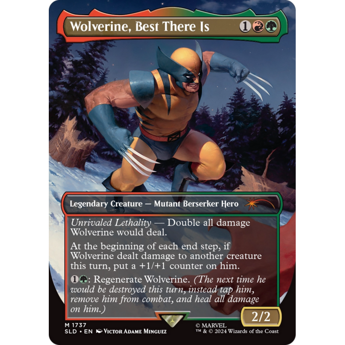 Magic: The Gathering Wolverine, Best There Is (1737) Lightly Played