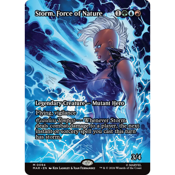 Magic: The Gathering Storm, Force of Nature (Borderless) (094) Lightly Played