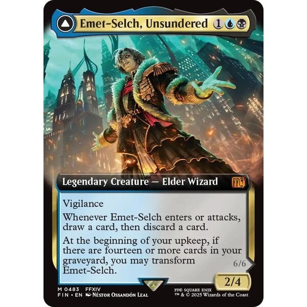 Magic: The Gathering Emet-Selch, Unsundered (Extended Art) (483) Lightly Played Foil