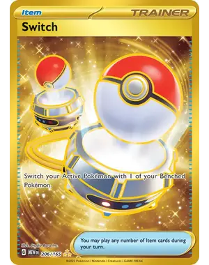 Pokemon Switch (206) Lightly Played Holofoil
