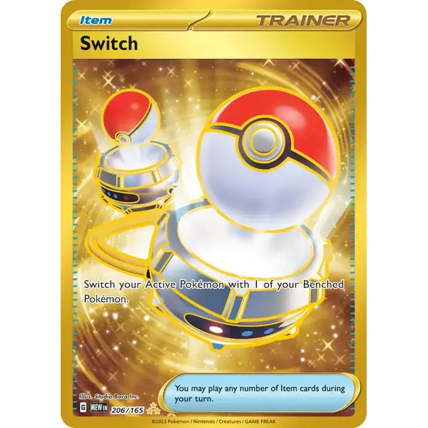Pokemon Switch (206) Lightly Played Holofoil