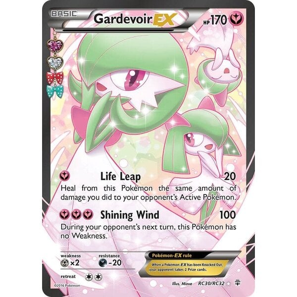 Pokemon Gardevoir EX (Full Art) (RC30) Lightly Played Holofoil