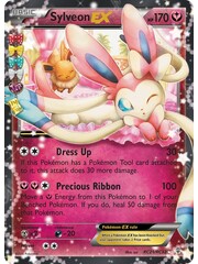 Pokemon Sylveon EX (RC21) Moderately Played Holofoil