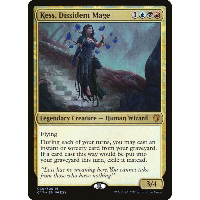 Magic: The Gathering Kess, Dissident Mage (039) Moderately Played Foil