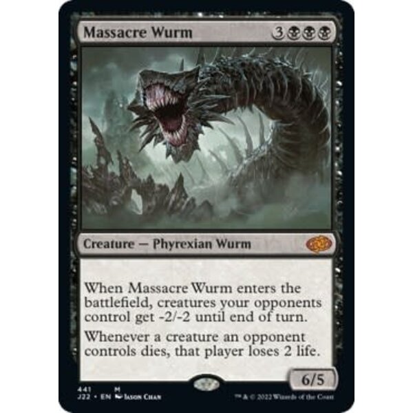 Magic: The Gathering Massacre Wurm (441) Lightly Played
