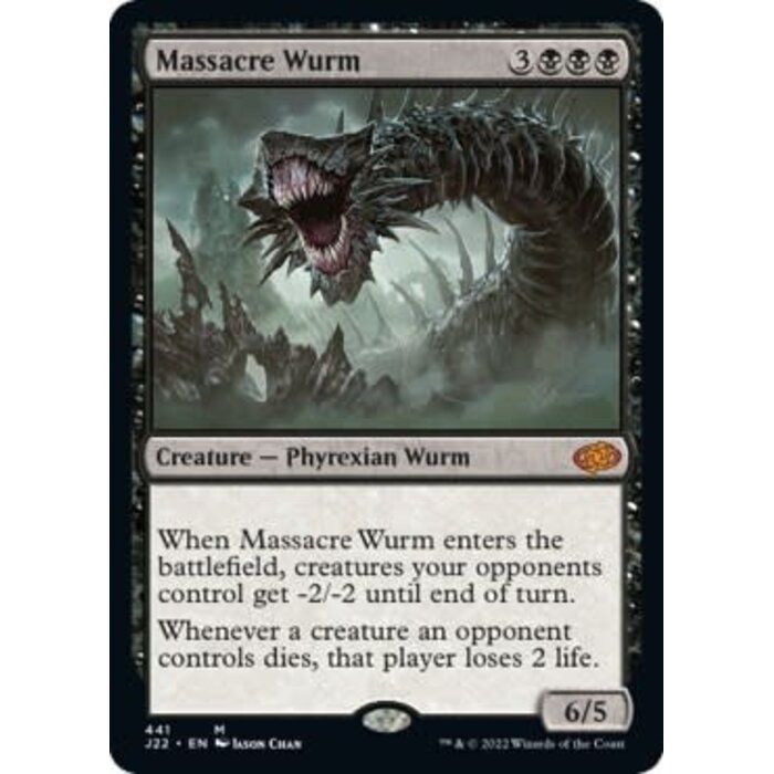 Magic: The Gathering Massacre Wurm (441) Lightly Played