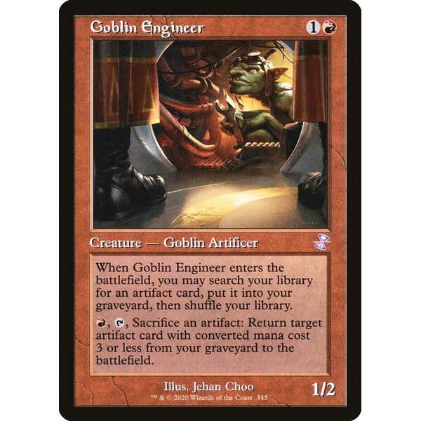 Magic: The Gathering Goblin Engineer (345) Lightly Played