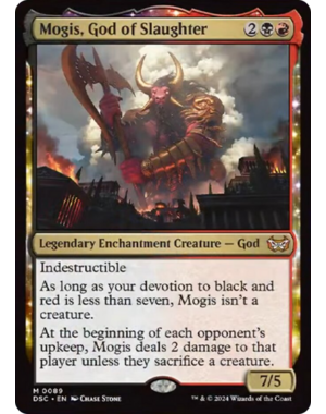 Magic: The Gathering Mogis, God of Slaughter (089) Lightly Played