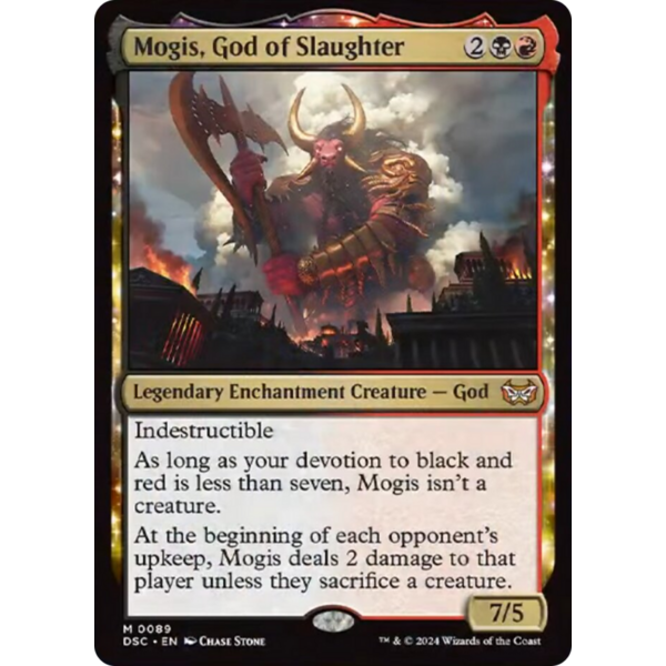 Magic: The Gathering Mogis, God of Slaughter (089) Lightly Played