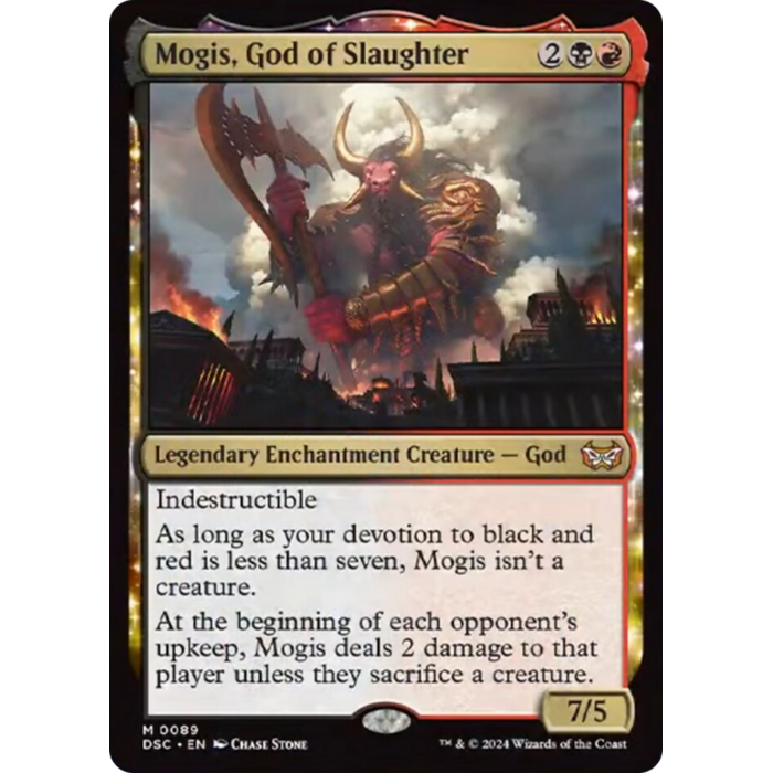 Magic: The Gathering Mogis, God of Slaughter (089) Lightly Played
