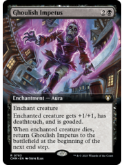 Magic: The Gathering Ghoulish Impetus (Extended Art) (763) Lightly Played