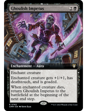 Magic: The Gathering Ghoulish Impetus (Extended Art) (763) Lightly Played