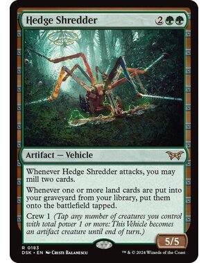 Magic: The Gathering Hedge Shredder (183) Lightly Played Foil