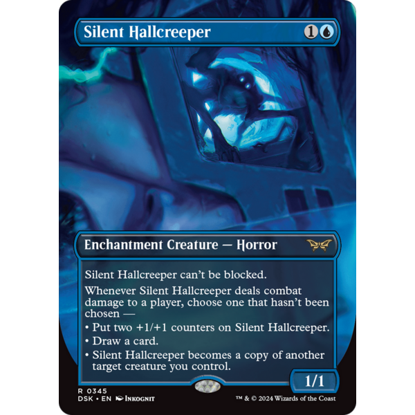 Magic: The Gathering Silent Hallcreeper (Borderless) (345) Lightly Played
