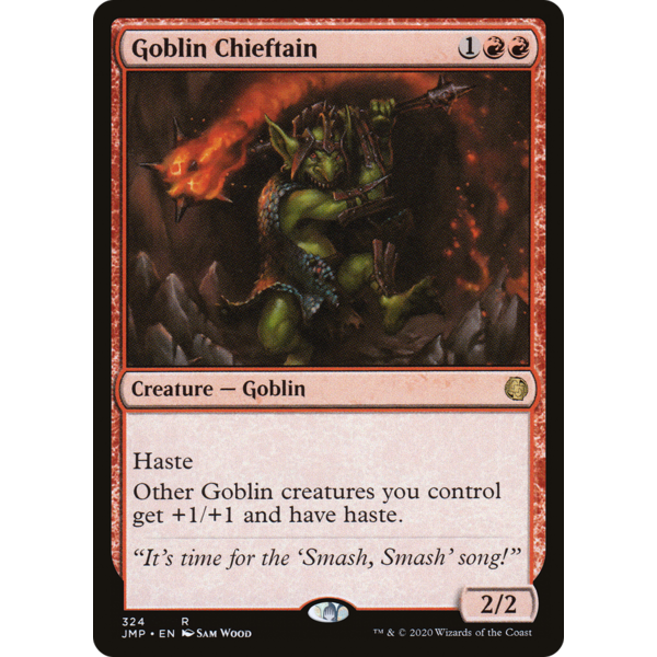 Magic: The Gathering Goblin Chieftain (324) Lightly Played