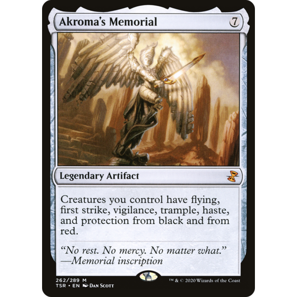 Magic: The Gathering Akroma's Memorial (262) Lightly Played