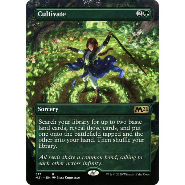 Magic: The Gathering Cultivate (Alternate Art) (317) Lightly Played