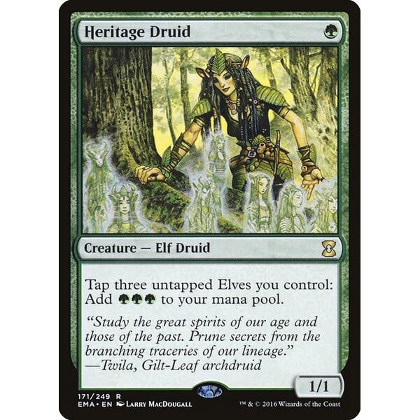 Magic: The Gathering Heritage Druid (171) Lightly Played