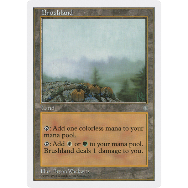 Magic: The Gathering Brushland (071) Lightly Played