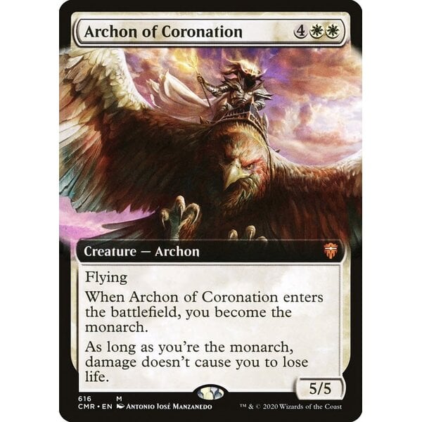 Magic: The Gathering Archon of Coronation (Extended Art) (616) Lightly Played
