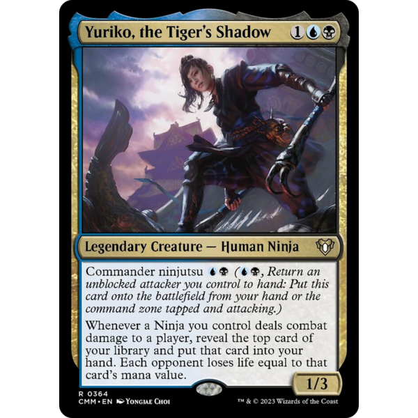 Magic: The Gathering Yuriko, the Tiger's Shadow (364) Lightly Played Foil