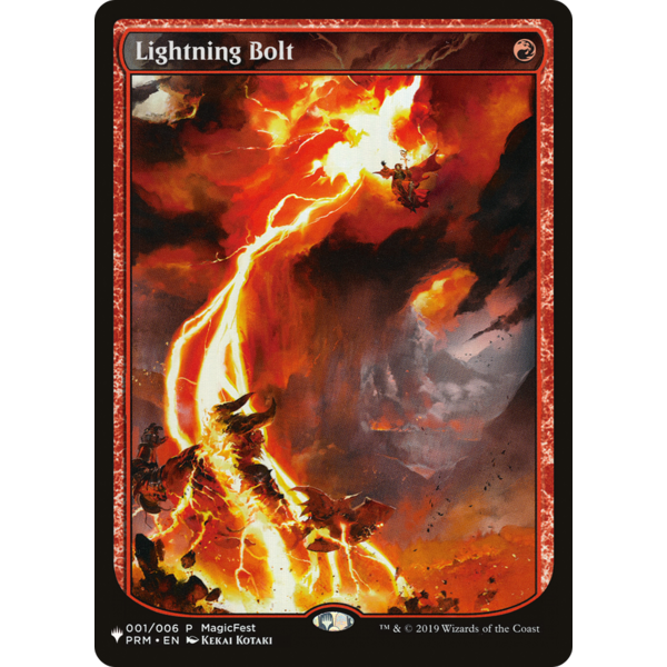 Magic: The Gathering Lightning Bolt (001) Lightly Played