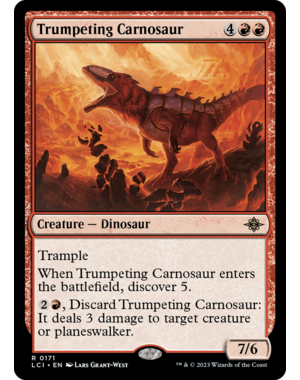 Magic: The Gathering Trumpeting Carnosaur (171) Lightly Played