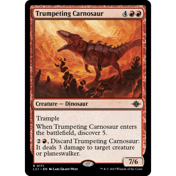 Magic: The Gathering Trumpeting Carnosaur (171) Lightly Played